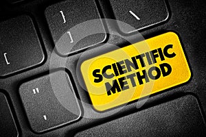 Scientific Method is an empirical method of acquiring knowledge that has characterized the development of science since at least photo
