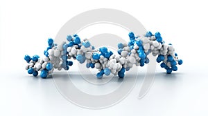 Scientific Representation of A2 Beta Casein Protein Molecular Structure