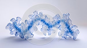 Scientific Representation of A2 Beta Casein Protein Structure Model