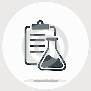 Scientific Research and Lab Report Icon