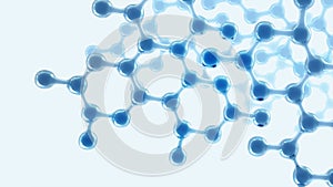 Scientific research. Laboratory experiments and high tech. Molecular lattice abstract