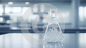 Scientific Research: Molecular Structures in Erlenmeyer Flask