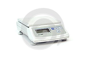 Scientific scale isolated on white