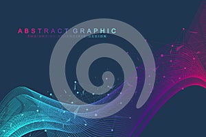 Scientific vector illustration genetic engineering and gene manipulation concept. DNA helix, DNA strand, molecule or