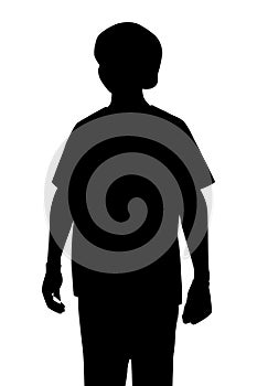 Scientist or doctor silhouette vector