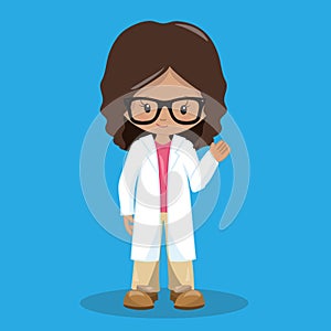 scientist girl brunette 01