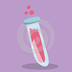 scientist girl testtube pink 18