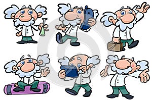 Scientist illustrations