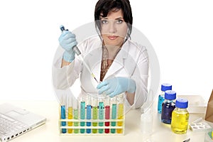 Scientist in laboratory