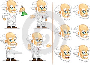 Scientist or Professor Customizable Mascot 10