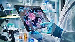 The Scientist in the Lab.AI generated image