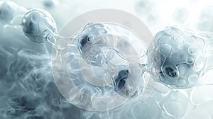 Scientistic Background of Process of Life Cell Emergence and Development. Generative AI