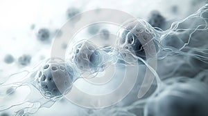 Scientistic Background of Process of Life Cell Emergence and Development. Generative AI