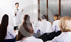 Scientists at training courses