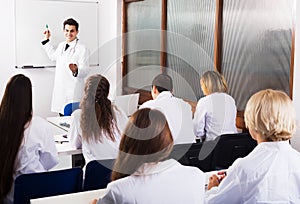 Scientists at training courses