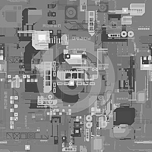 SCIFI displacement map for 3d