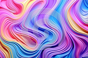 Scifi psychedelia colorful wavy abstract background photo