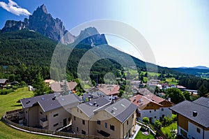 The Sciliar seen from Alpe di Siusi