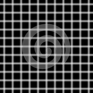 Scintillating grid illusion, an optical illusion