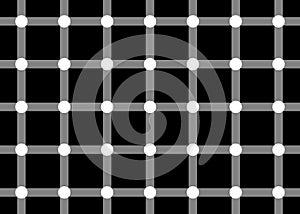 Scintillating Grid Optical Illusion Pattern
