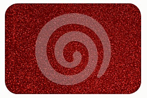 Scintillation red paper with round corner photo