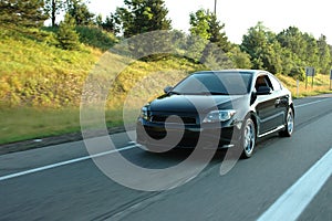 Scion tC driving on the Highway photo