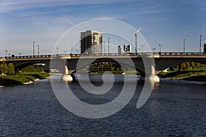 Scioto River and Downtown Columbus, Ohio