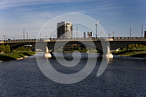 Scioto River and Downtown Columbus, Ohio photo