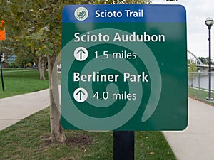 Scioto Trail Sign photo