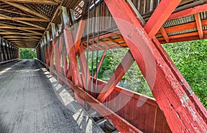 Scipio Covered Bridge Interior