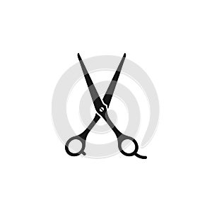 Scissor icon flat vector illustration