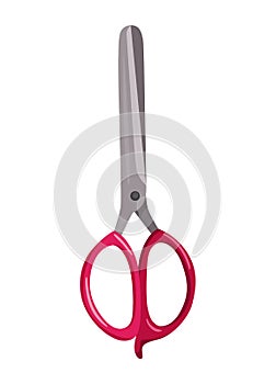 Scissor icon. Hand drawn professional sharp equipment for tailor. Cutting scissors for needlework. Craft and scissoring