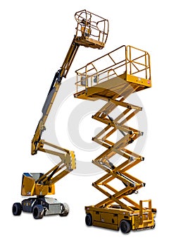 Scissor lift and articulated boom lift