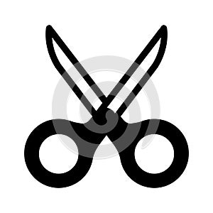 Scissor, tool, cut, cutting fully editable vector icon