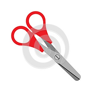 Scissor vector icon. photo