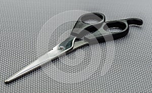 Scissors with black handle