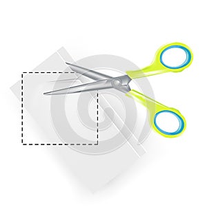 Scissors copy paste symbol