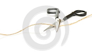 Scissors Cutting String