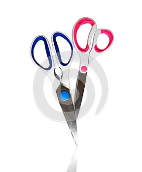 Scissors flirt in the office