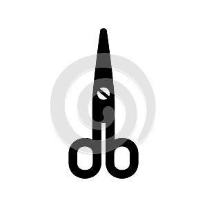 Scissors icon or logo isolated sign symbol vector illustration