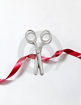 Scissors & Ribbon