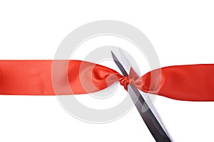 Scissors and ribbon