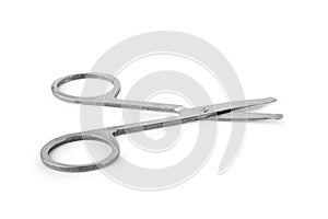 Scissors for sewing isolated on white background. Professional Scissors for the seamstress