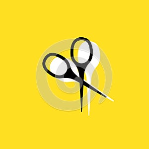 Scissors simple vector icon illustration photo