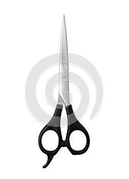 Scissors on a white background