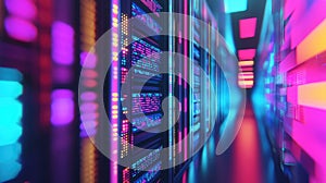 sclbility seamless data server transition in a paper cut style