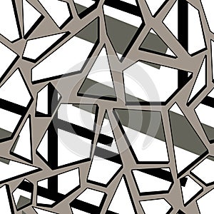 Seamless background pattern. Geometric abstract pattern in low poly style.