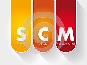 SCM - Supply Chain Management acronym