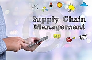 SCM Supply Chain Management concept