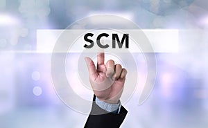 SCM Supply Chain Management concept photo